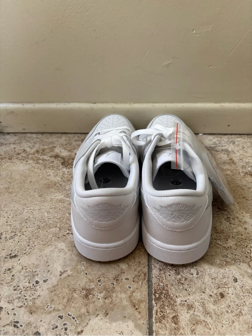Air Jordan 1 Low G White Gum Men's Size 10.5 DD9315-111 Golf Shoes